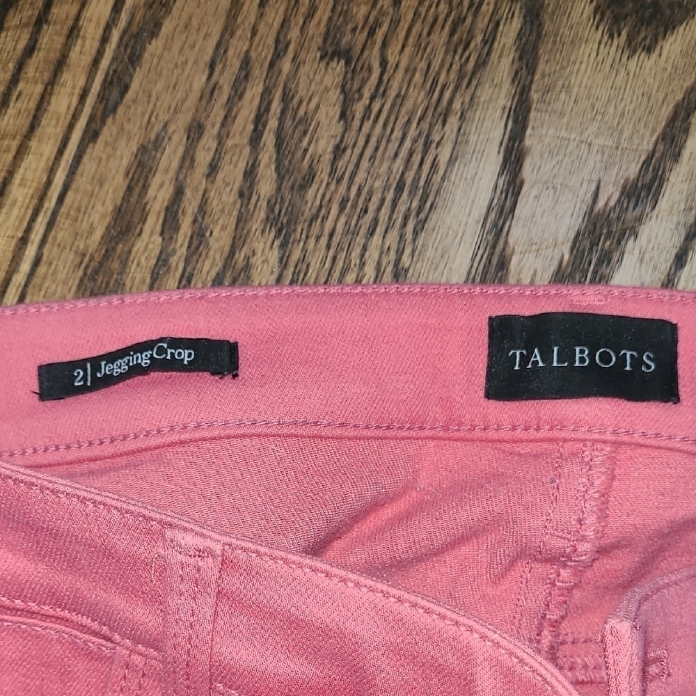 Talbots Pink Jeggings Size 2 - Picture 2 of 4